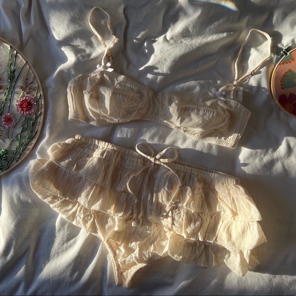 LoveShackFancy lingerie set